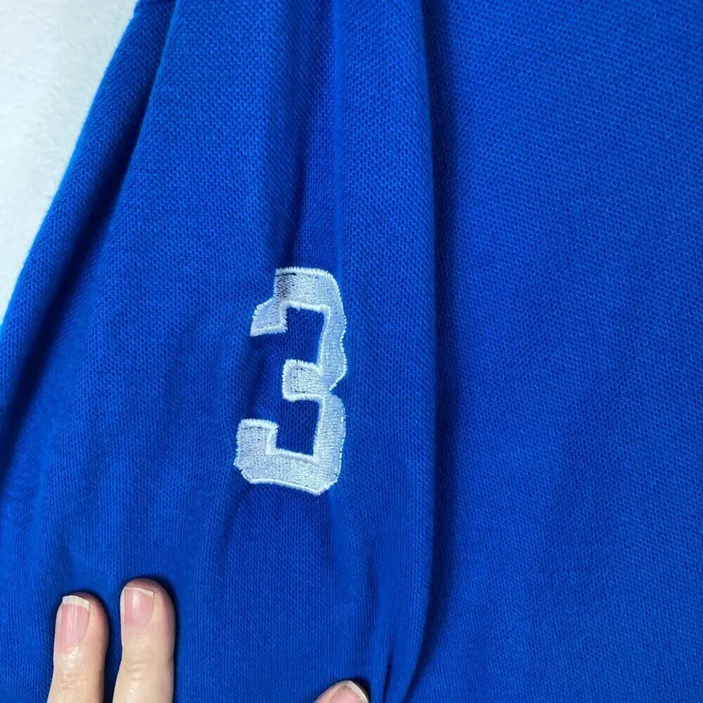 Boys‎ Vintage Ralph Lauren Black Label Large Horse LS Polo Blue 2x